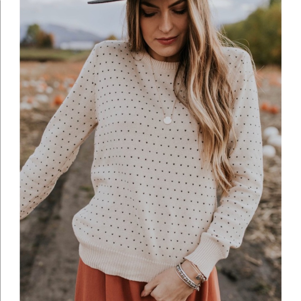 FINAL PRICE LAST  Roolee Halley Stitched Sweater